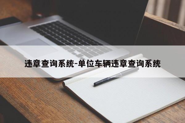 违章查询系统-单位车辆违章查询系统