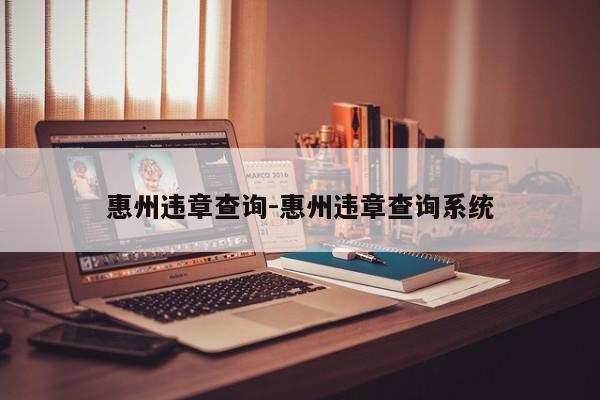 惠州违章查询-惠州违章查询系统